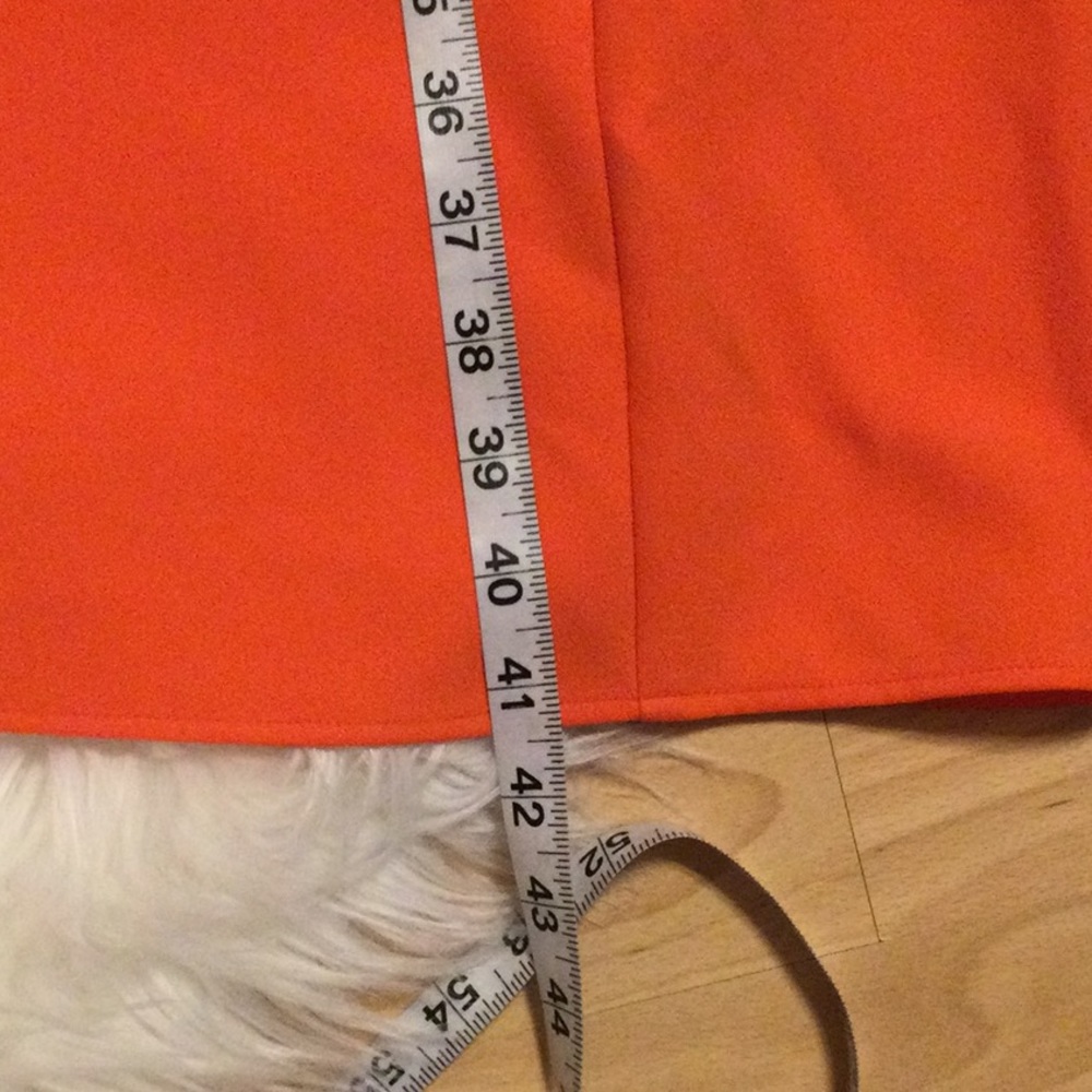 Gerry Weber sheath shirt dress tangerine orange NEW with TAG size size 16 - Picture 6 of 7